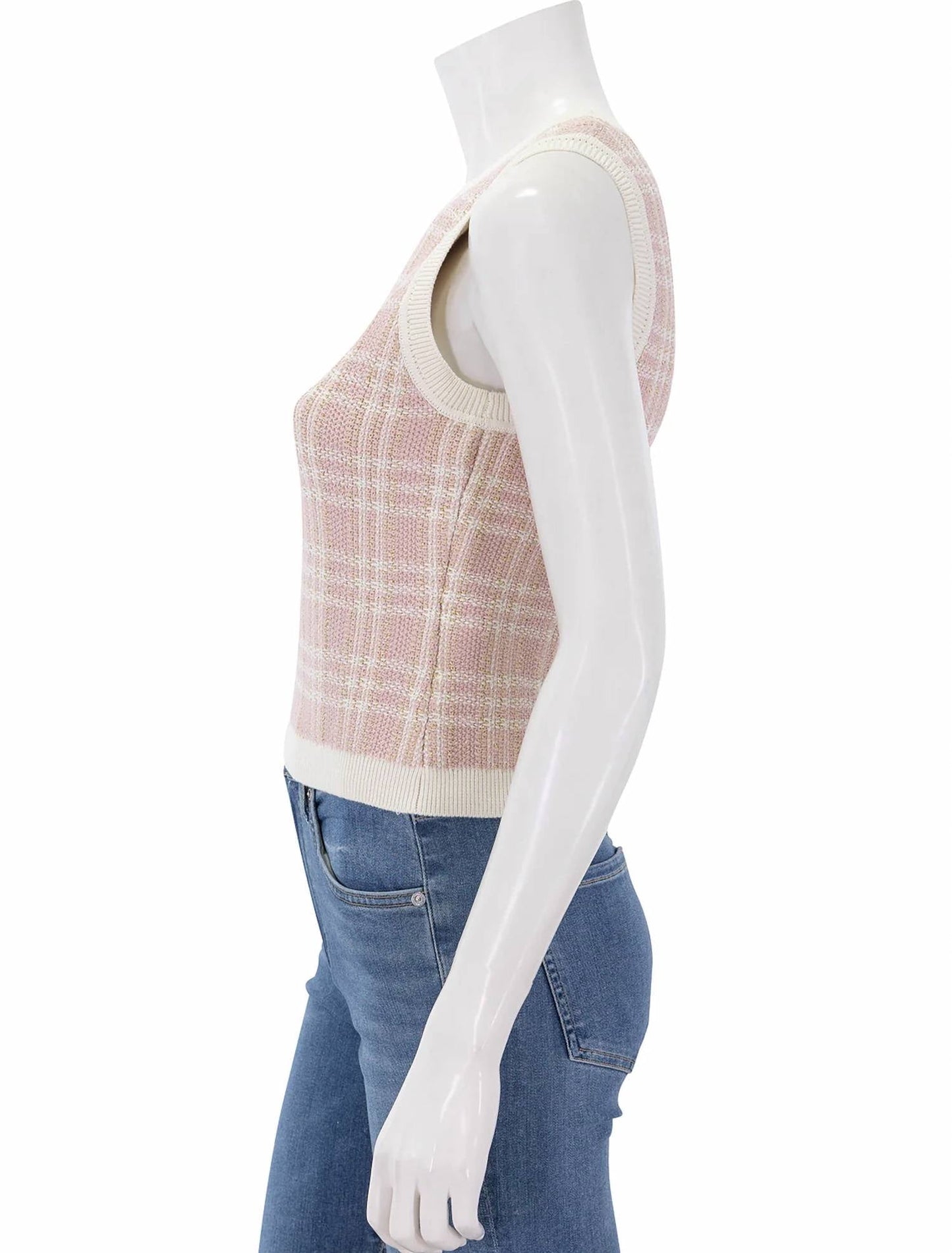 Veronica Beard - Cropped Jerrel Knit Tank Top