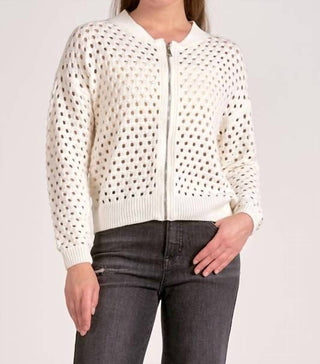 Elan - Abound Front Zip Sweater