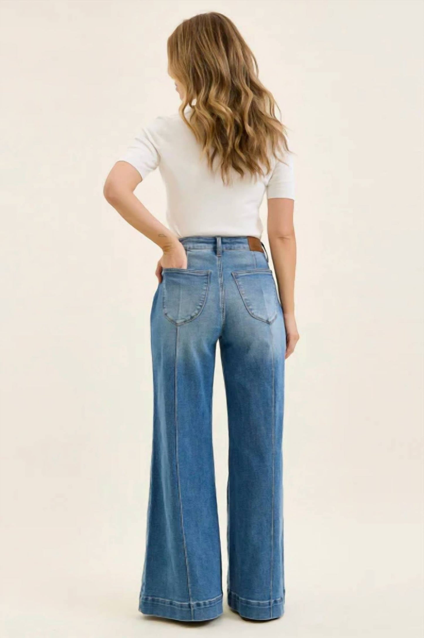 Judy Blue - High Waisted Liza Palazzo Jean
