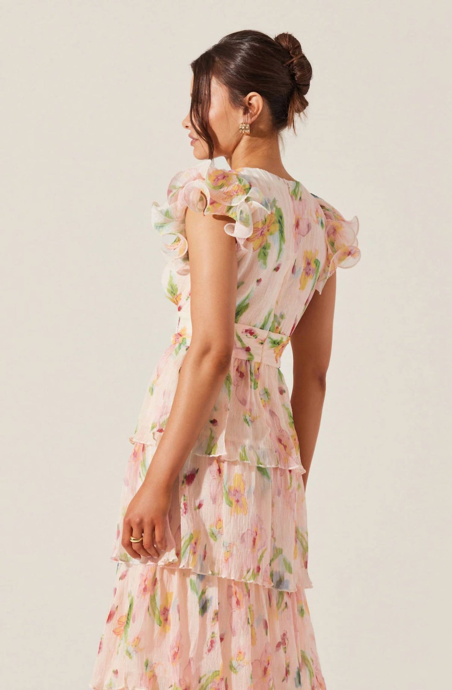 Astr - Emporia Floral Tiered Maxi Dress