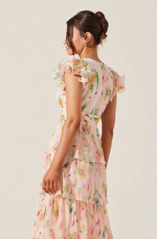 Astr - Emporia Floral Tiered Maxi Dress