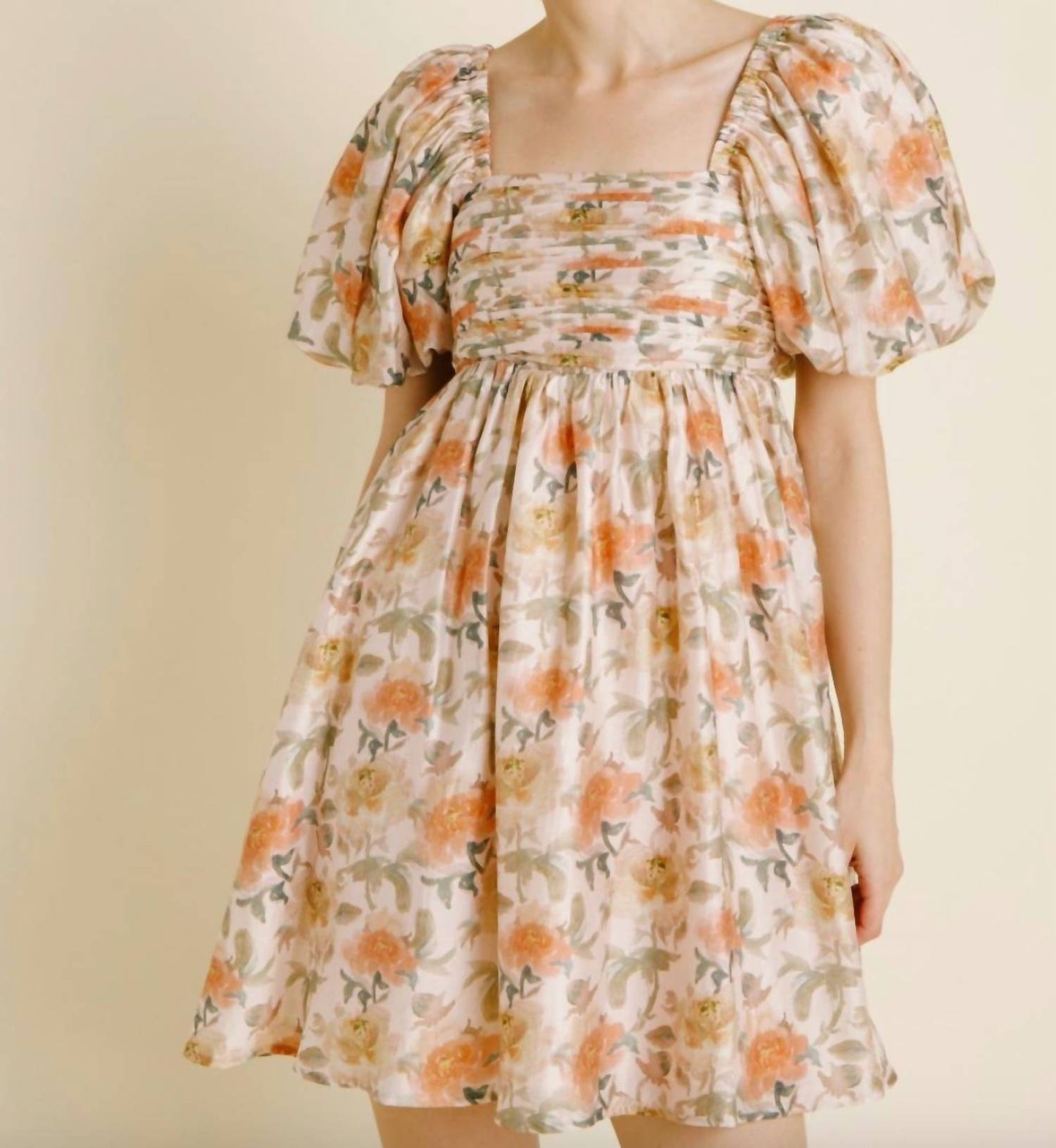 Aureum - Ruched Shirred Mini Dress