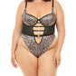 Oh La La Cheri - Journee Leopard Print Teddy - Plus Size