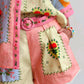 De Vave - Patchwork Print Short Sleeve Shirt and Shorts Set