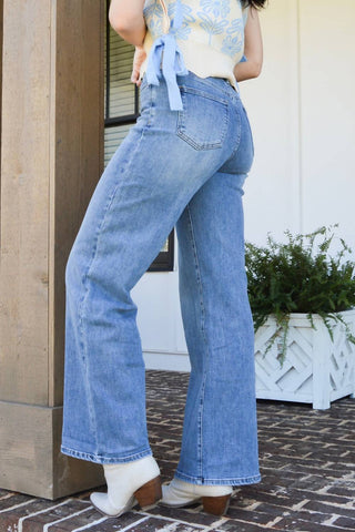 Anniewear - Sculpted Confidence Wide Leg Jeans