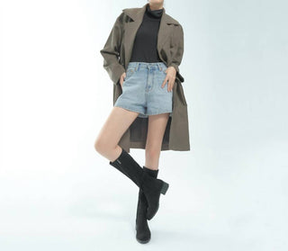 Bussola - Women's Alexis Suede Knee-high Boots