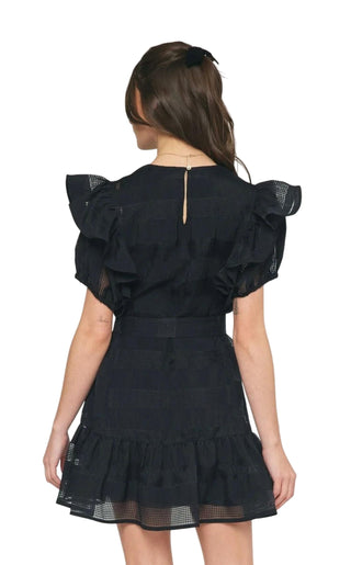 Entro - Belted Lace Dress