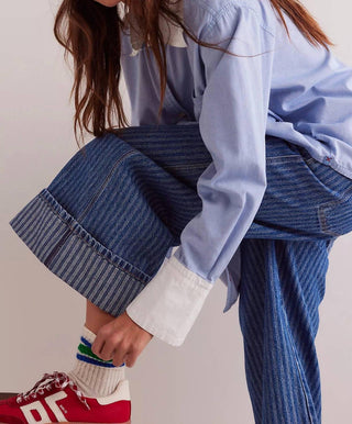 Free People - Brette Cropped Wide-leg Jeans