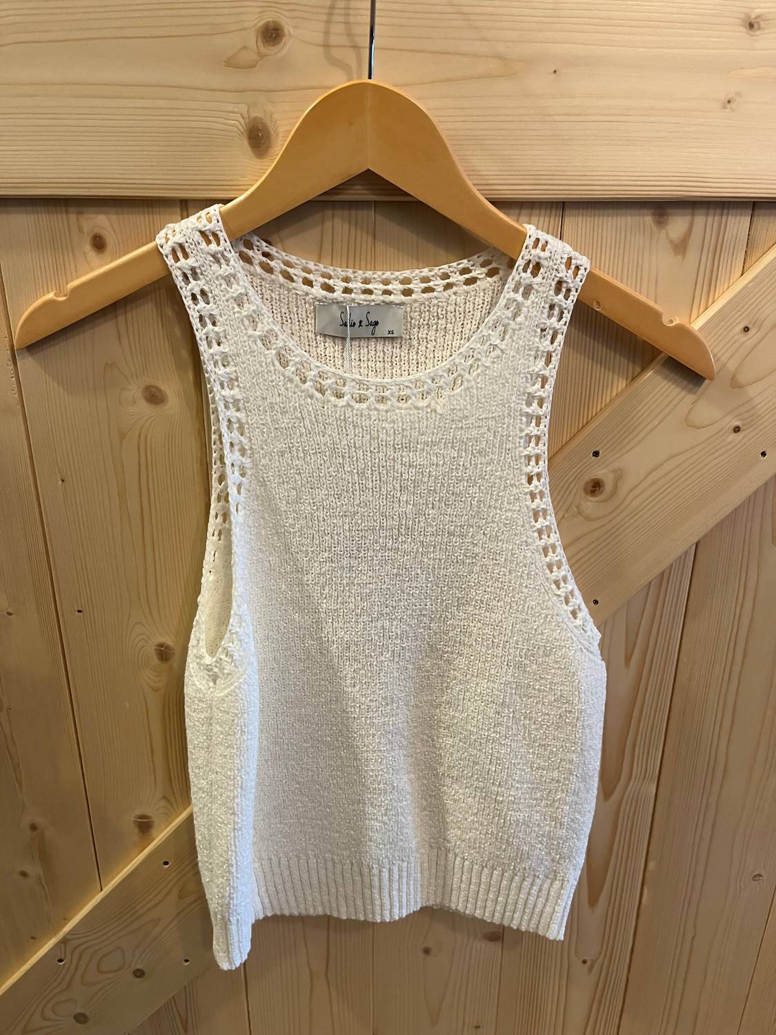 Sadie & Sage - Angelica Sweater Tank Top