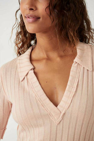 Free People - Krystal Polo Shirt