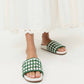 Loeffler Randall - Women's Crochet Raffia Sandal