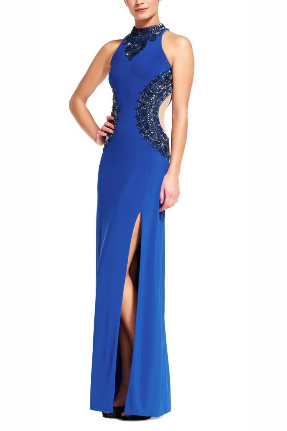 Adrianna Papell - Beaded Sheer Gown