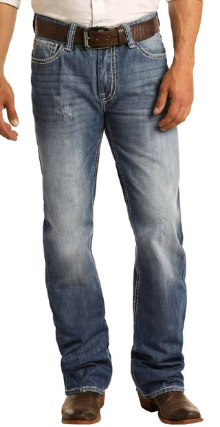Rock & Roll Denim - Cowboy Double Barrel Relaxed Fit Boot Jeans
