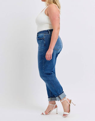 Judy Blue - Mid Rise Boyfriend Jeans