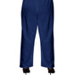On The Plus Side - Wide Leg Crinkle Cotton Pants - Plus