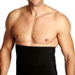 InstaSlim Men's Compression Slimming And Support Band Black Size Large