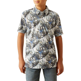 Ariat - Boy's Kid All Over Print Polo Shirt