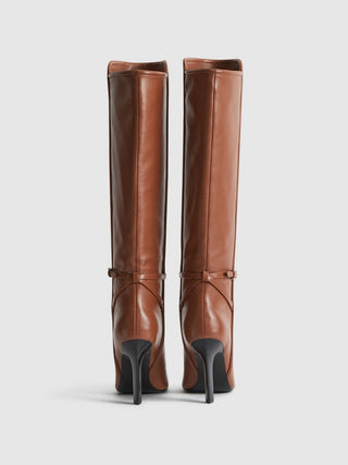 Reiss - Caitlin Leather Knee High Boots