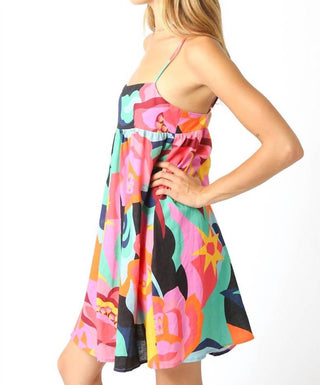 Olivaceous - Floral Mini Dress