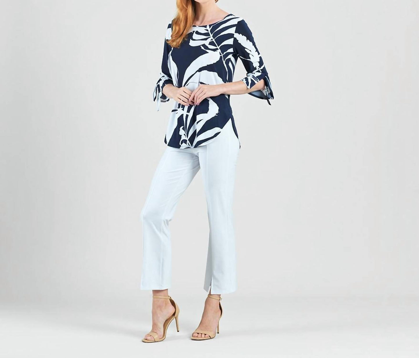 Clara Sunwoo - Scoop Tunic Top With Cuff Tie