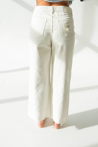 Hidden - Nori High Rise Crop Wide Leg Jean