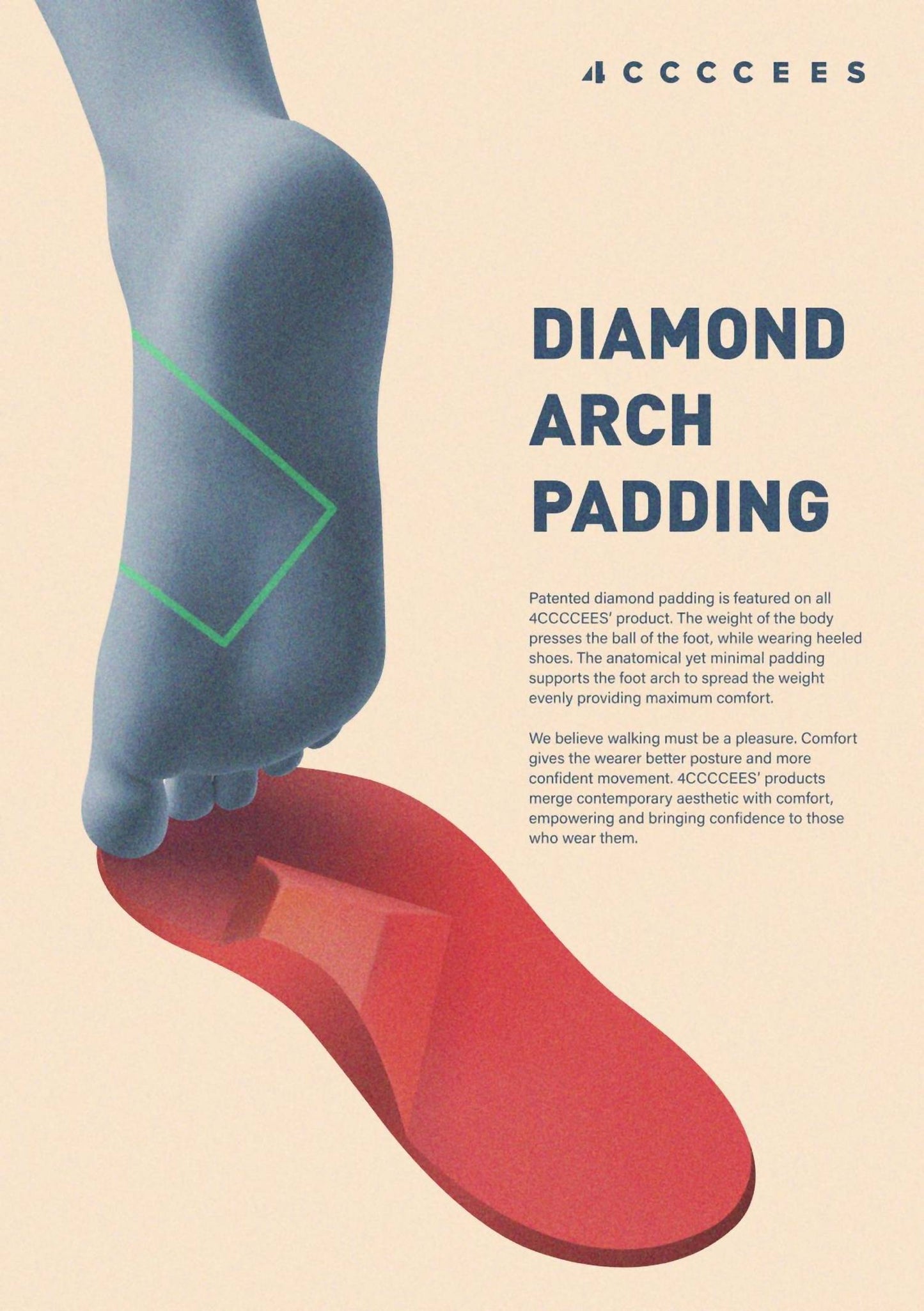 4Ccccees - Osha Mora Hi Heels Sandal