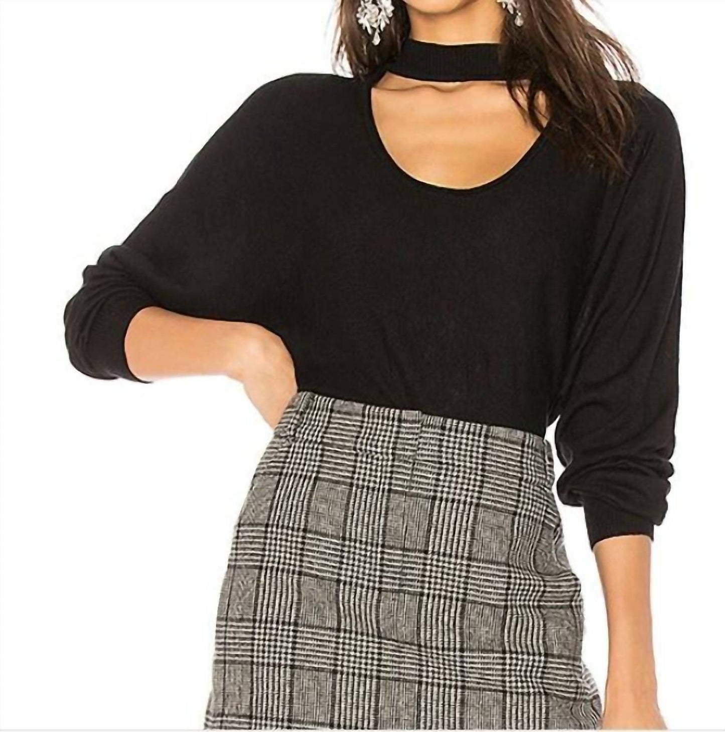 Splendid - Kenton Two Way Knit Top Long Sleeve Sweater