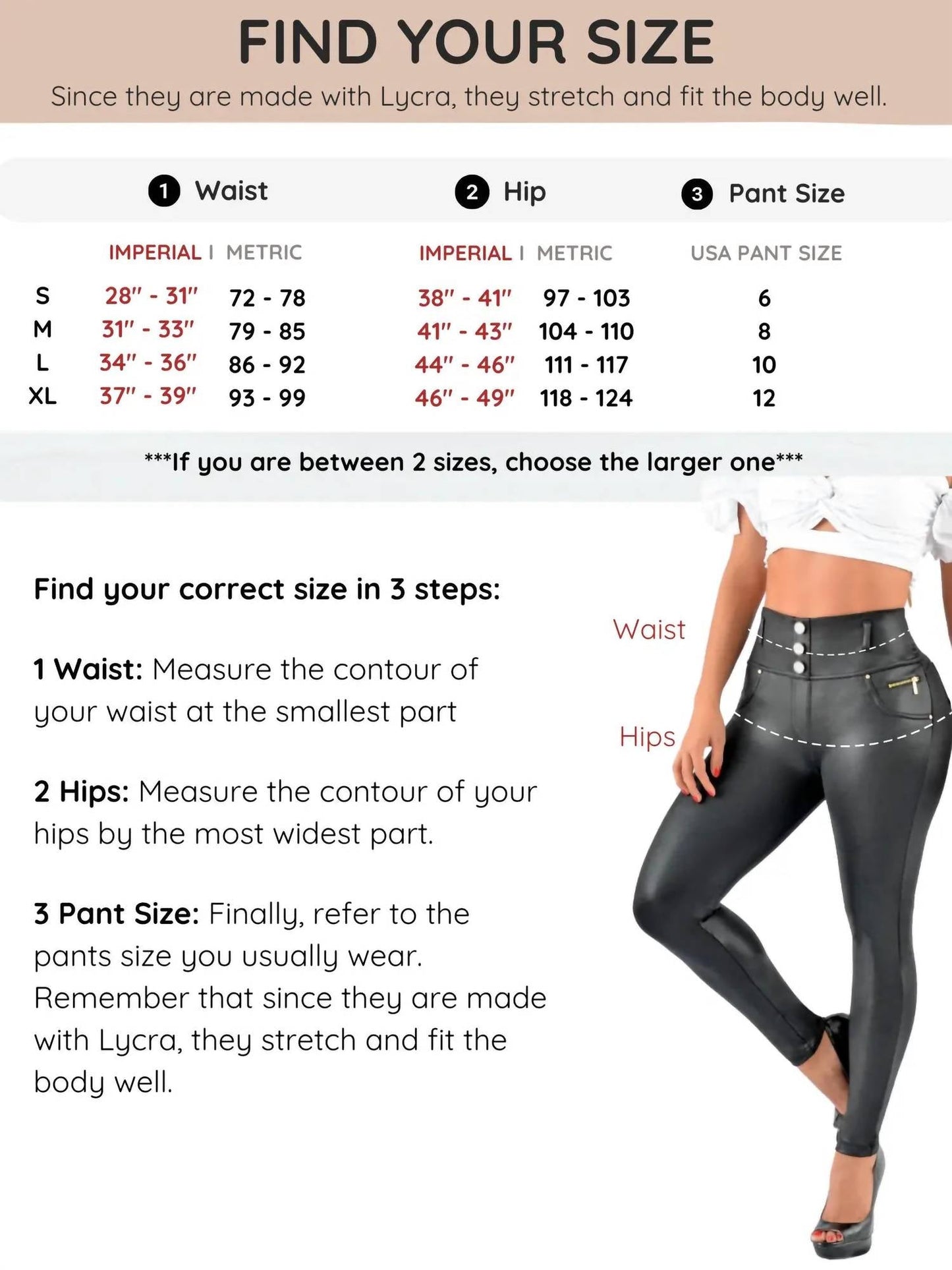 Siluets - Leather Look Shapewear Dress Pants – Butt Lift, Cellulite Control & Flawless Silhouette