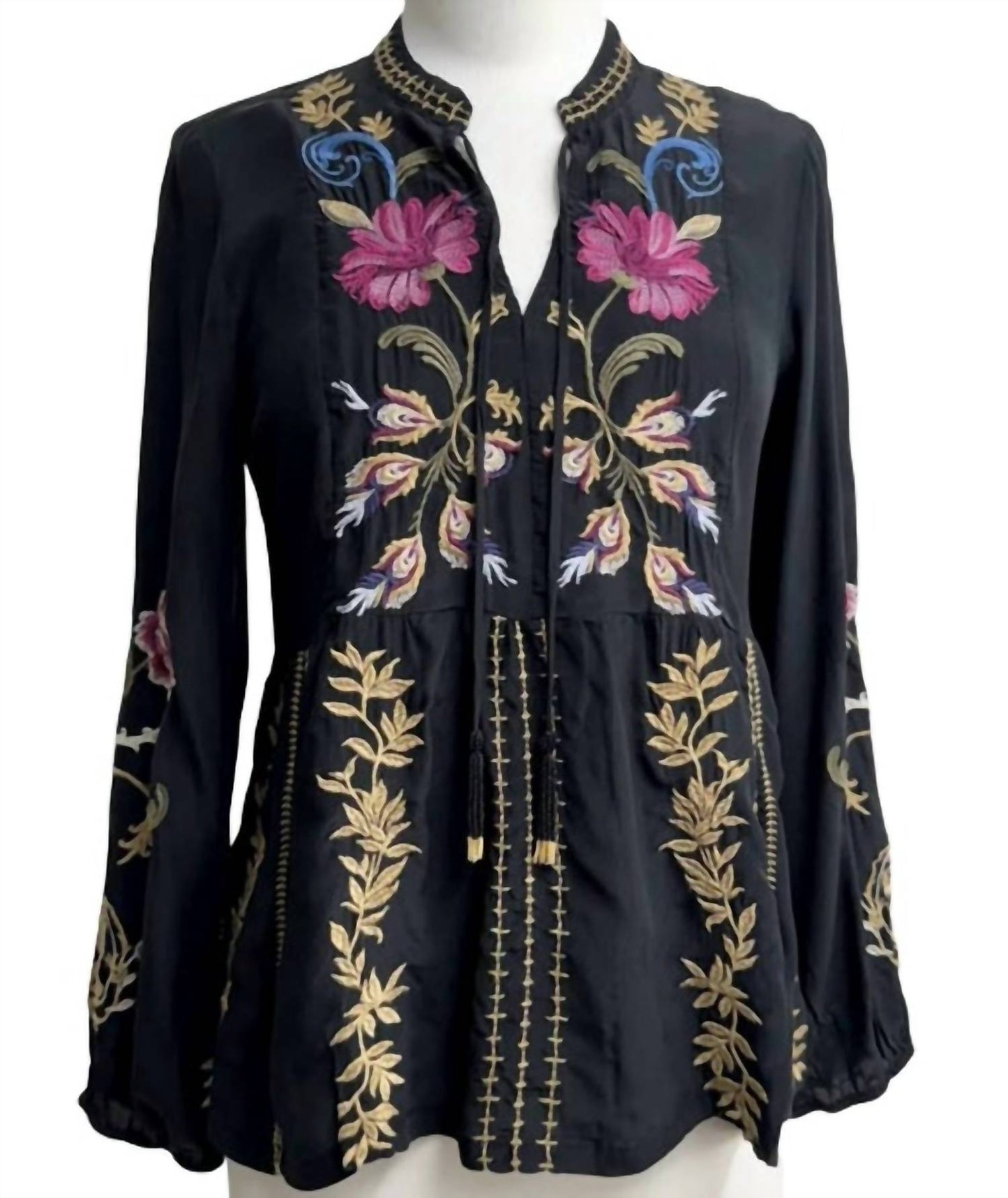 Johnny Was - V-NECK SWING BLOUSE STEFFANIA