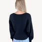 &Merci - Ribbed Dolman Sleeve Sweater