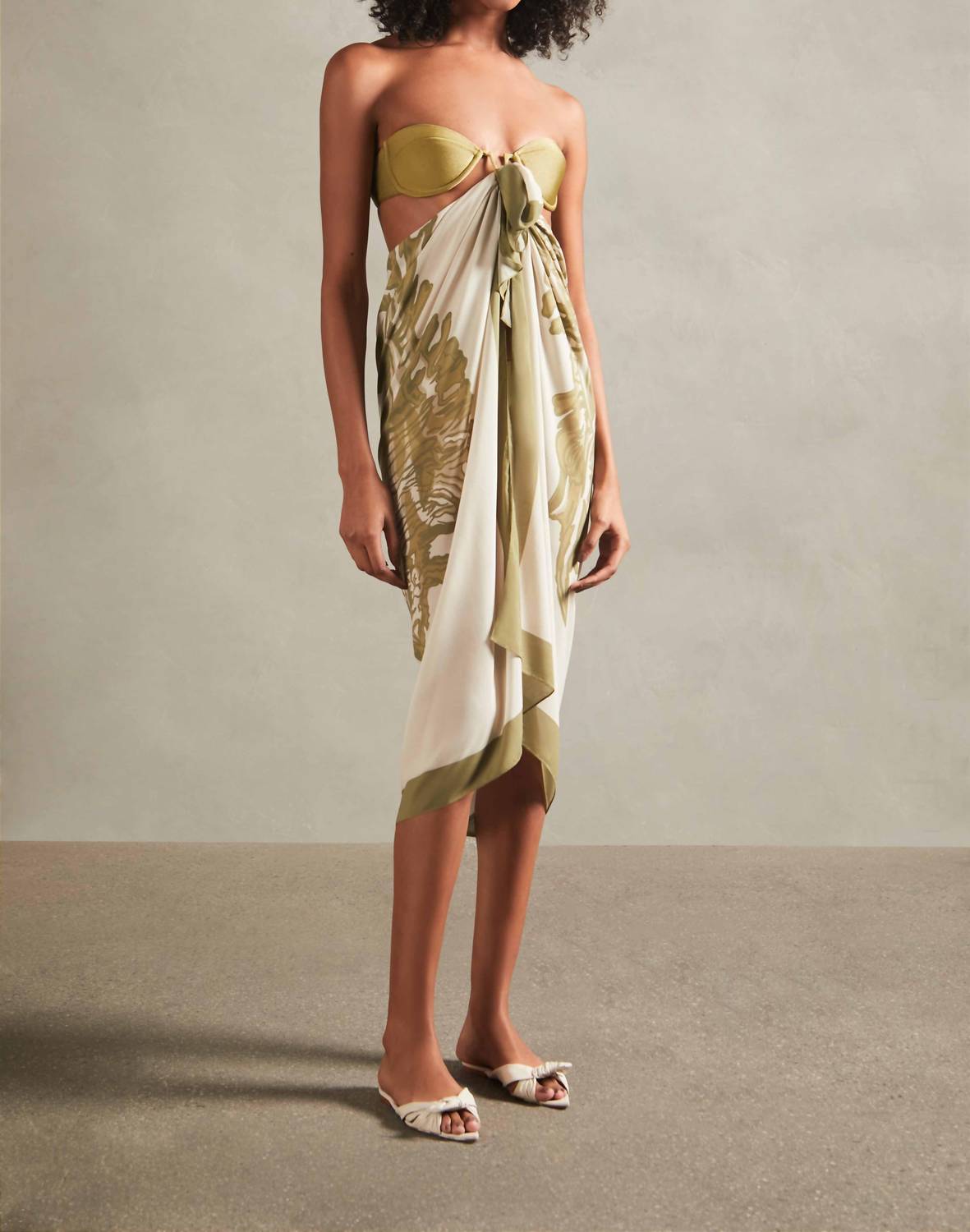 Adriana Degreas - Seashell Print Panneaux Pareo Wrap