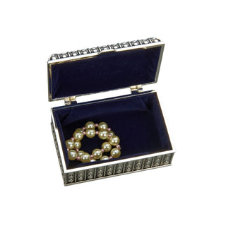 Creative Gifts International - Rectangular Box with Beaded Antique Design