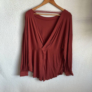 Free People - Shimmy Shake Open Back Oversized Top