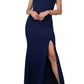 Aidan Mattox - Beaded Sequin Rhinestone Back Stretch Crepe Dress
