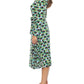 Joseph Ribkoff - Geometric Print Belted Midi Dress