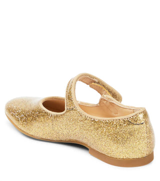 Pom D'Api - Girl's Daisy Glitter Lisse Mary Jane Shoe