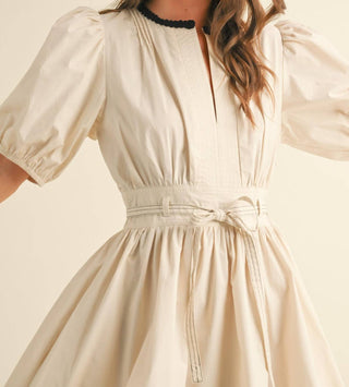 Klesis - Cream Noir Mini Dress