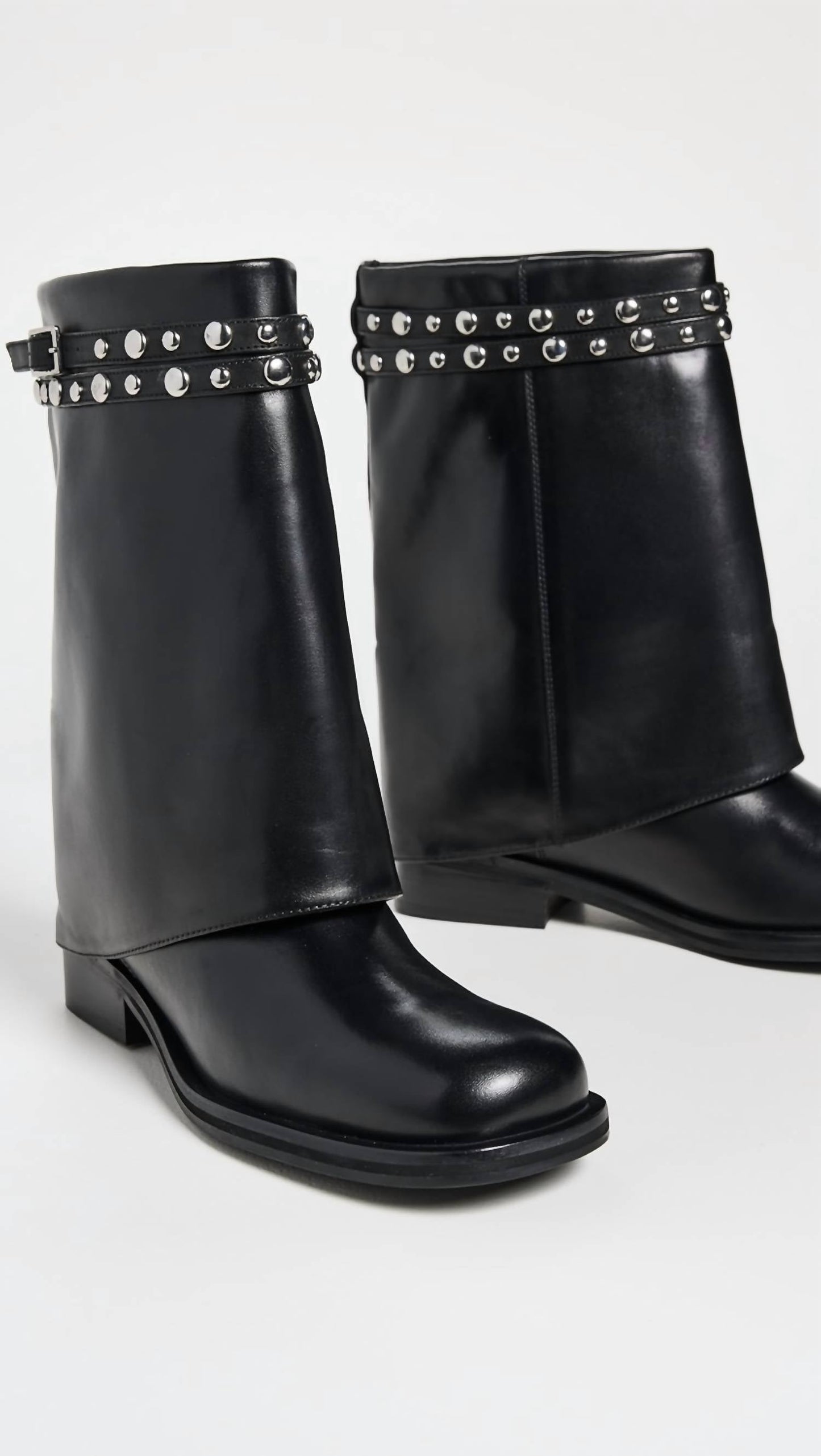 Free People - Women's Scorpio Studded Foldover Boot