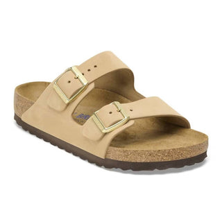 Birkenstock - Women's Arizona Nubuck Soft Footbed Sandal