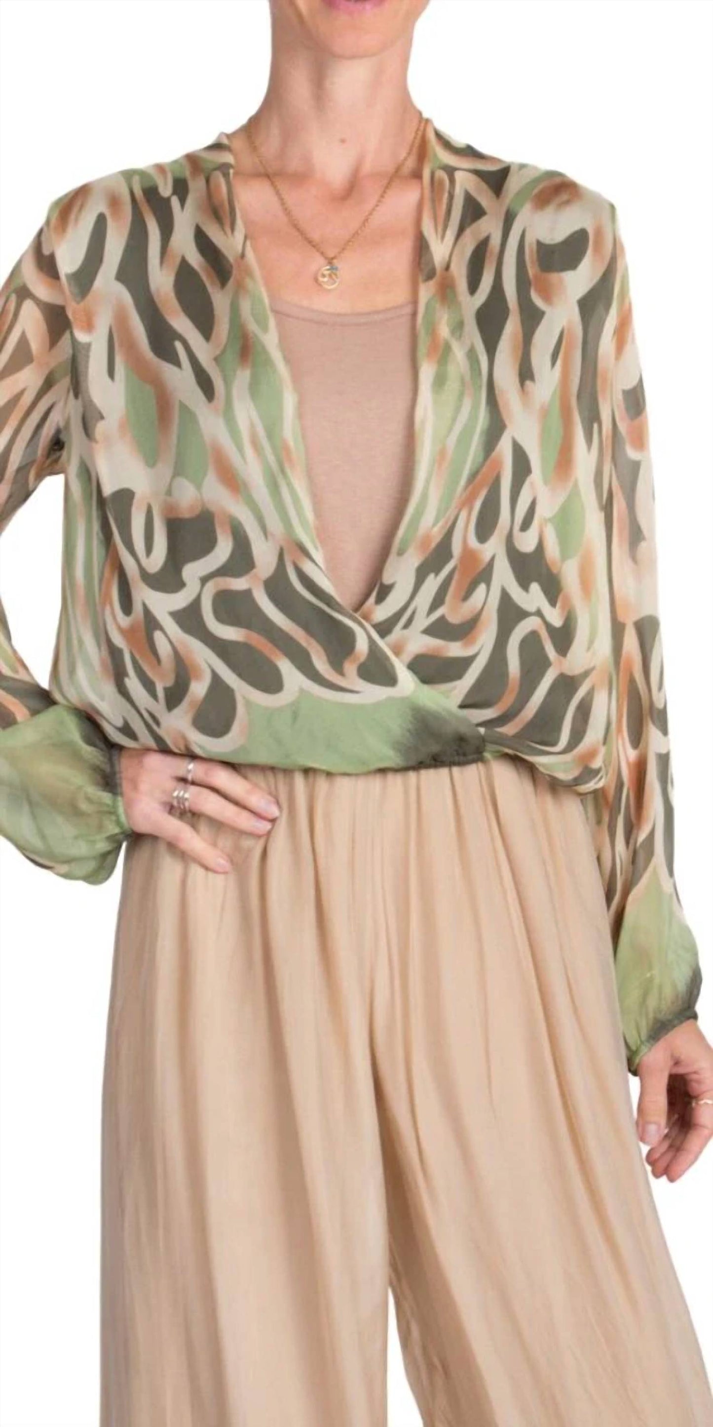 Gigi Moda - Torino Abstract Blouse