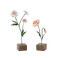 Floral stem décor (set of 4)