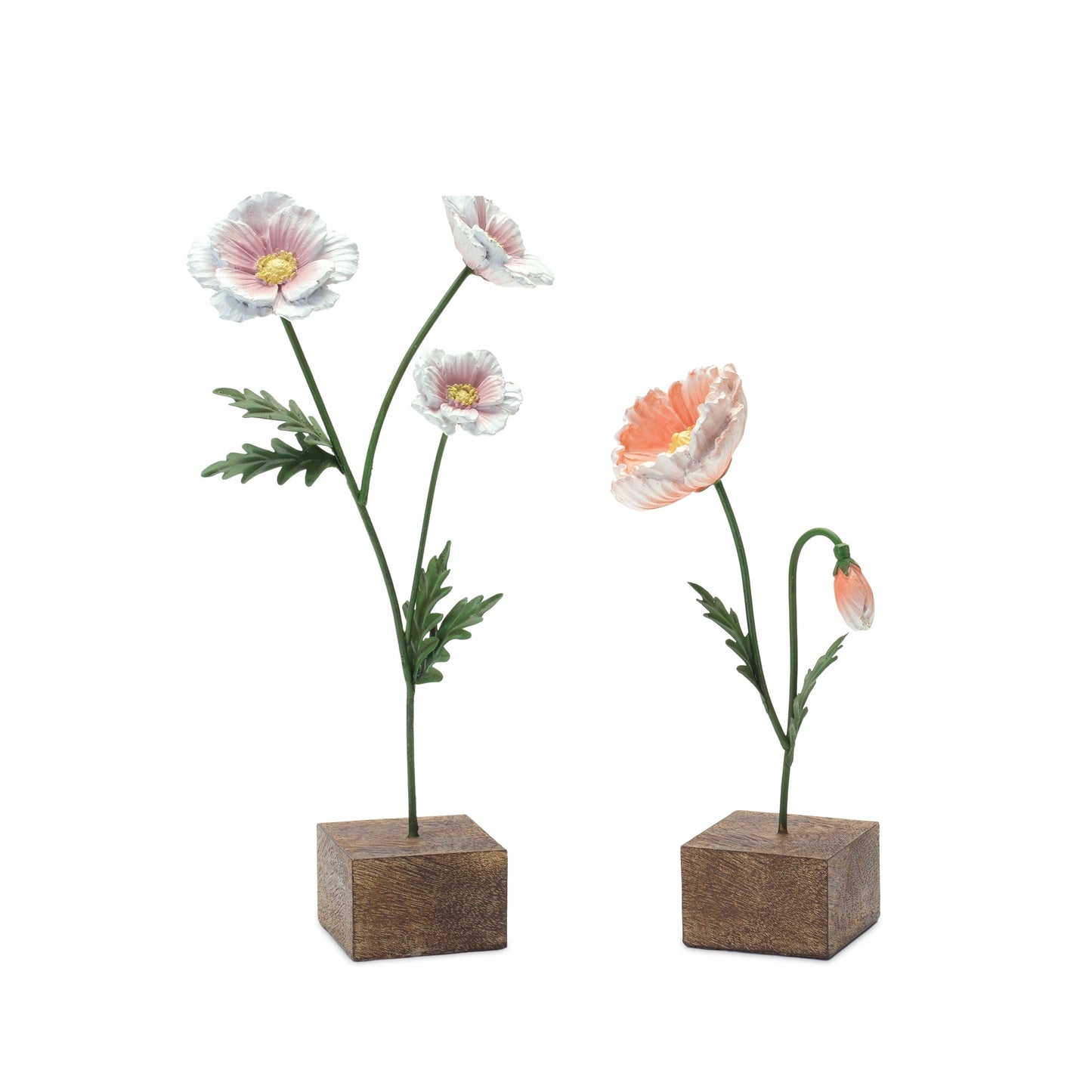 Floral stem décor (set of 4)