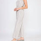 Allie Rose - Sea Breeze Striped Jumpsuit