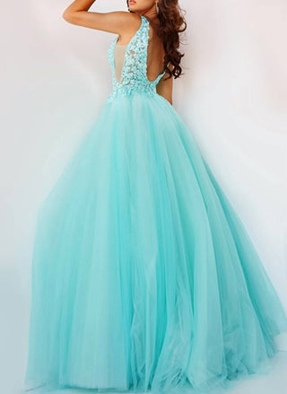 Jovani - Embroidered Bodice Ballgown
