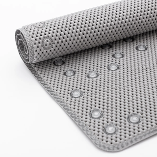 36 in. x 17 in. Non Skid Double Foam Bath Mat With 58 Suction Cups - 3 Colors