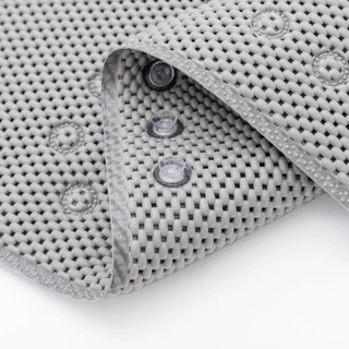 36 in. x 17 in. Non Skid Double Foam Bath Mat With 58 Suction Cups - 3 Colors