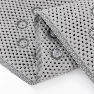 36 in. x 17 in. Non Skid Double Foam Bath Mat With 58 Suction Cups - 3 Colors