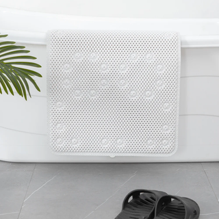 36 in. x 17 in. Non Skid Double Foam Bath Mat With 58 Suction Cups - 3 Colors
