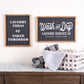 Wood laundry sentiment sign 18.25"l