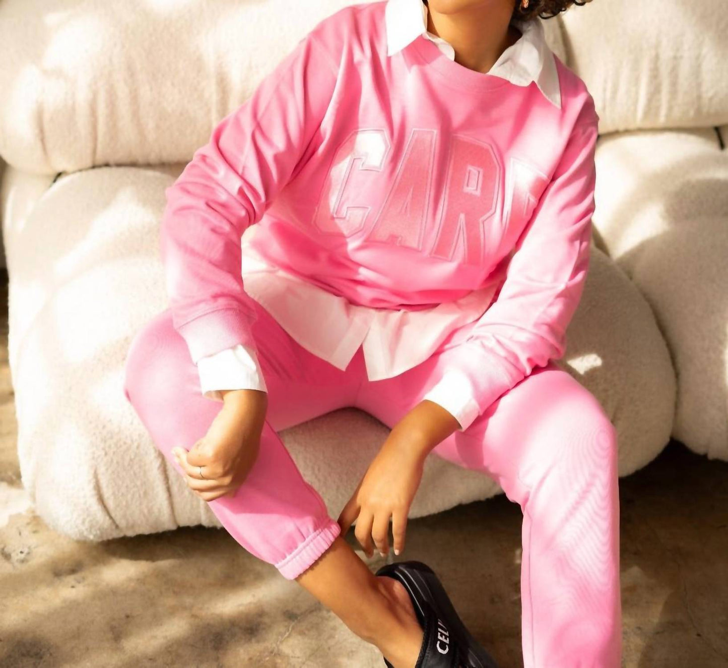 Care Tucker - 90’s Baggy Care Crewneck Sweatshirt